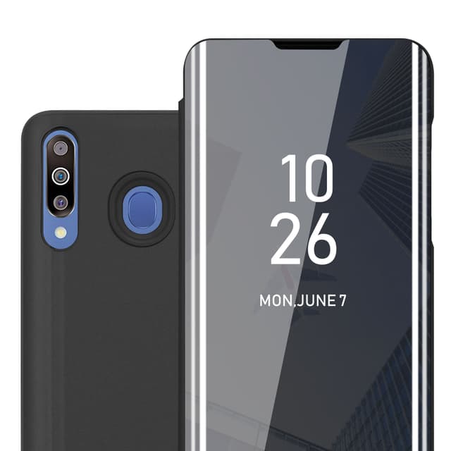 Samsung Galaxy M30 / A40s Plånboksfodral Skal (Svart)