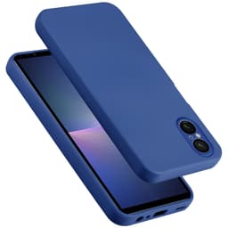 Sony Xperia 5 V Suojakuori Suojakotelo (Sininen)