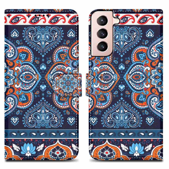 Samsung Galaxy S21 PLUS lommebokdeksel etui (blå)