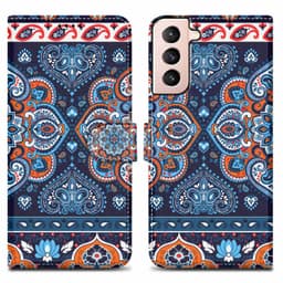 Samsung Galaxy S21 PLUS Plånboksfodral Skal (Blå)