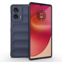 SKALO Motorola Edge 50 Fusion Rugged Bumpers TPU-Skal - Mörkblå