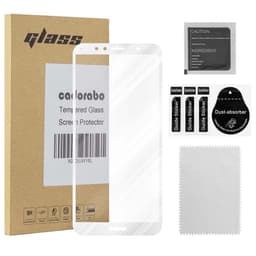 Huawei Y6 PRIME Skjermbeskytter Skärmskydd (hvit)