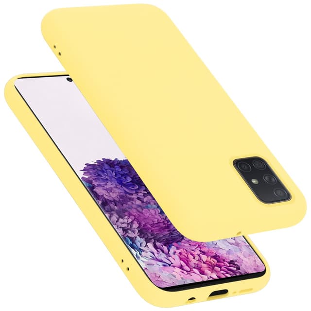 Samsung Galaxy A71 4G Skal Fodral Case (Gul)