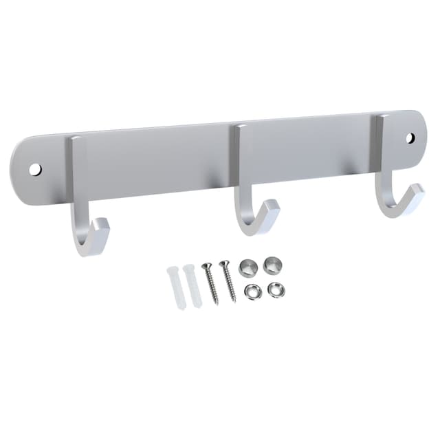 Klädstång Klädkrokar Klädhängare (modell d - 3 krokar)