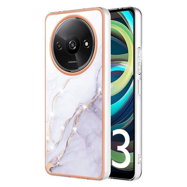SKALO Xiaomi Redmi A3 Marmor TPU-skal - Motiv 3