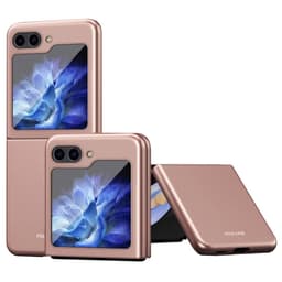 SKALO Samsung Z Flip6 Ultrathin Skin-touch Fold Suojakuori - Ruusukulta
