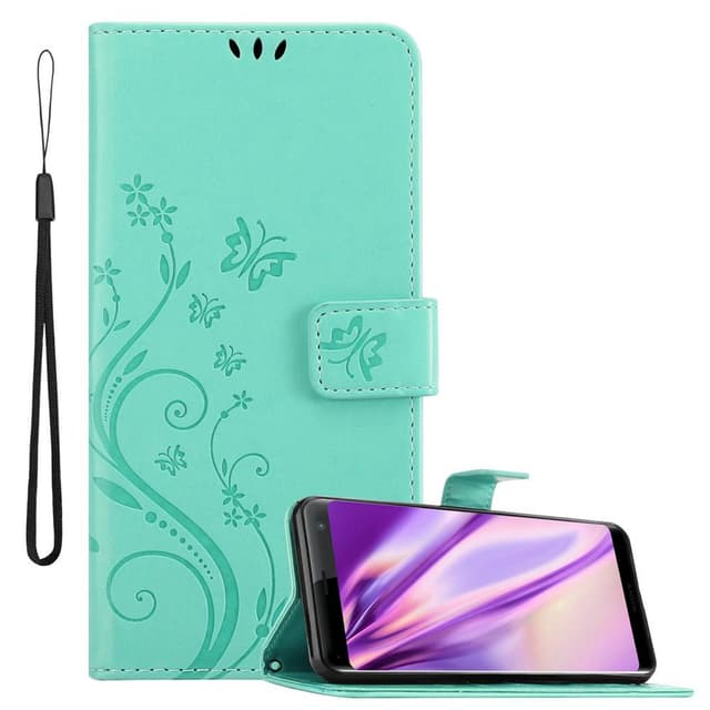 Sony Xperia XZ3 Suojakuori Lompakkokotelo (Turkoosi)