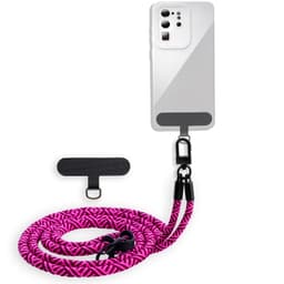 iPhone 17 PRO MAX Mobilkedja för skal fodral (rosa)