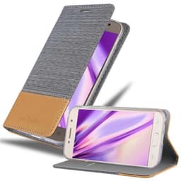 Samsung Galaxy A7 2017 Plånboksfodral Skal (Grå)