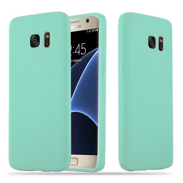 Cover Samsung Galaxy S7 Etui Case (Blå)