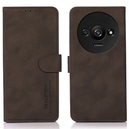 SKALO Xiaomi Redmi A3 KHAZNEH Plånboksfodral i PU-Läder - Brun