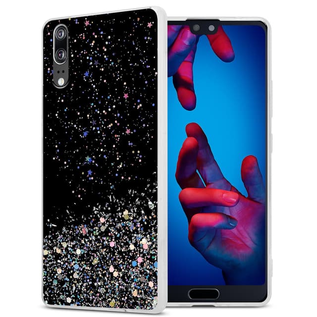 Huawei P20 Skal Fodral Case (Svart)