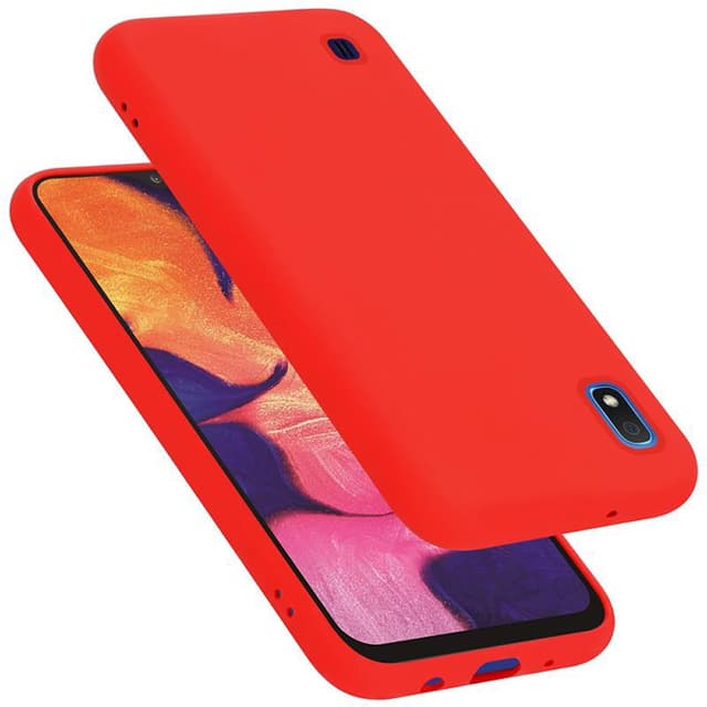 Samsung Galaxy A10 / M10 Cover Etui Case (Rød)
