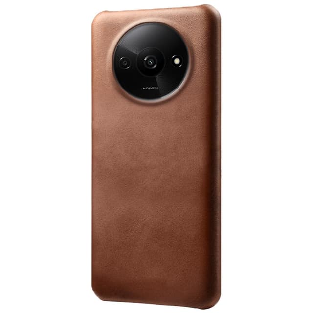 SKALO Xiaomi Redmi A3 PU-læder Cover - Brun