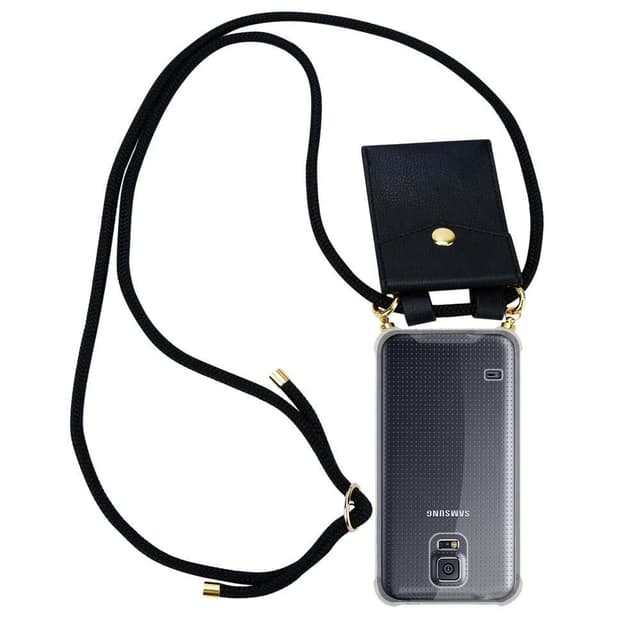 Samsung Galaxy S5 / S5 NEO Skal Fodral Kedja (Svart)