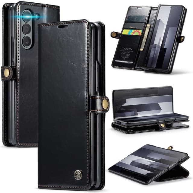 CaseMe Samsung Z Fold6 Plånboksfodral - Svart