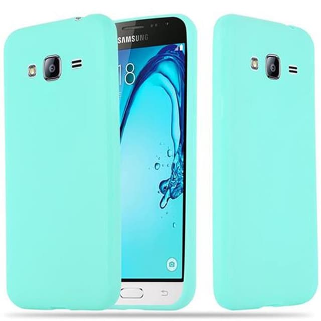 Cover Samsung Galaxy J3 2015 Etui Case (Blå)