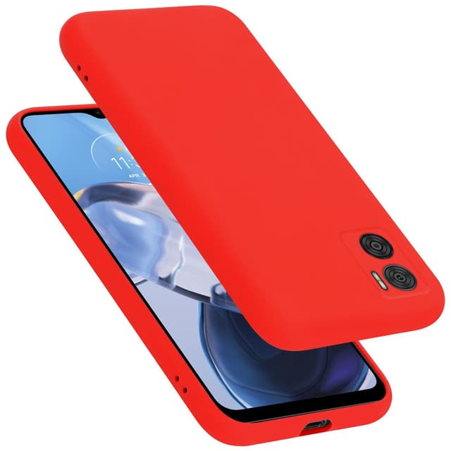 Motorola MOTO E22 / E22i Suojakuori Kotelo (Punainen)