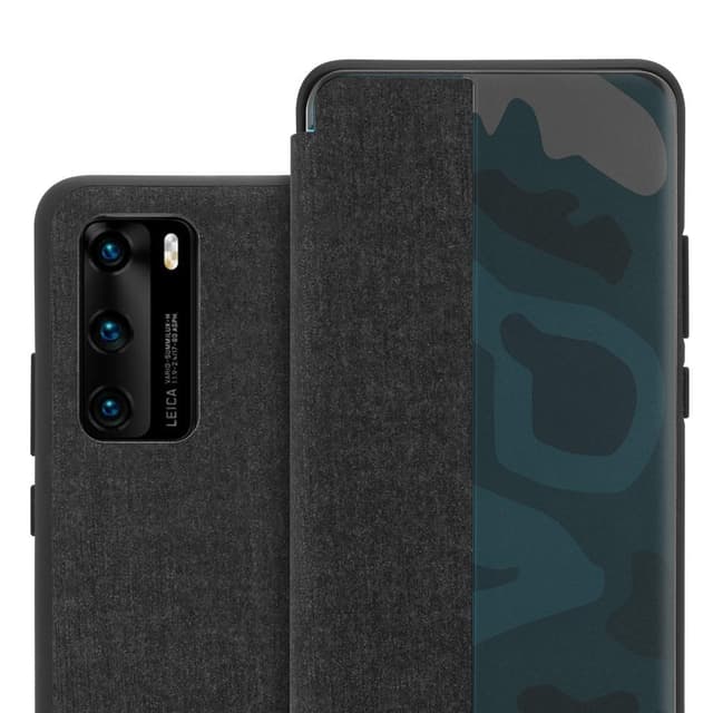 Huawei P40 lommebokdeksel etui (svart)