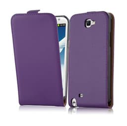 Samsung Galaxy NOTE 2 Deksel Flip Case (lilla)
