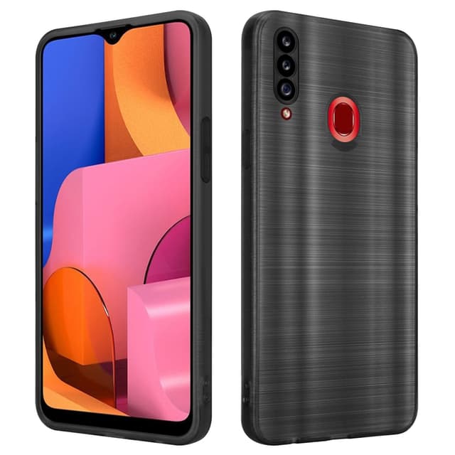 Cover Samsung Galaxy A20s Etui Case (Sort)