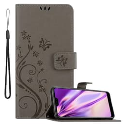 Honor 10 Suojakuori Lompakkokotelo (harmaa)