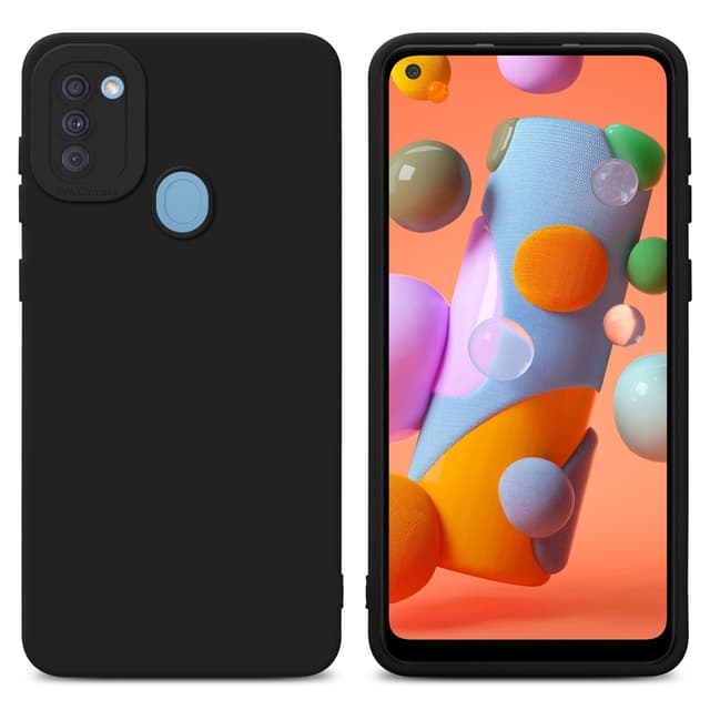 Samsung Galaxy A11 / M11 Suojakuori Kotelo (Musta)