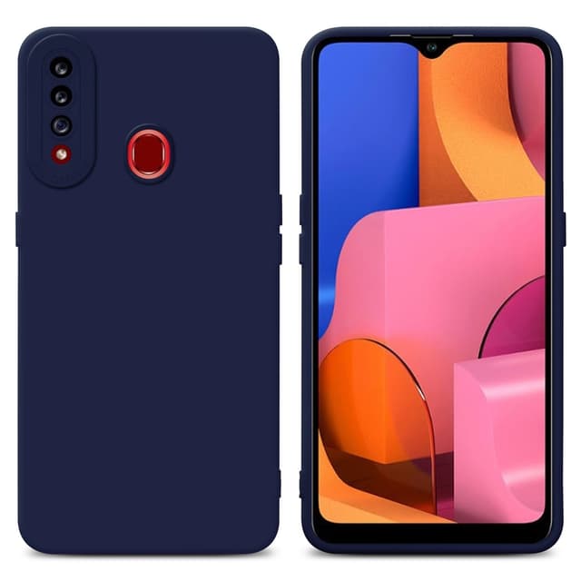 Samsung Galaxy A20s Cover Etui Case (Blå)