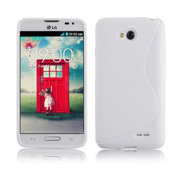 LG L70 (1. SIM) Etui Case Cover (Hvid)