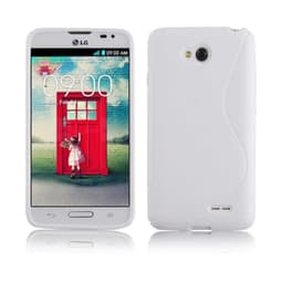 LG L70 (1. SIM) Suojakuori Case Cover (Valkoinen)