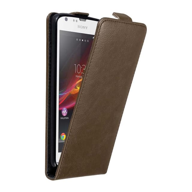 Sony Xperia SP Flipfodral Skal (Brun)