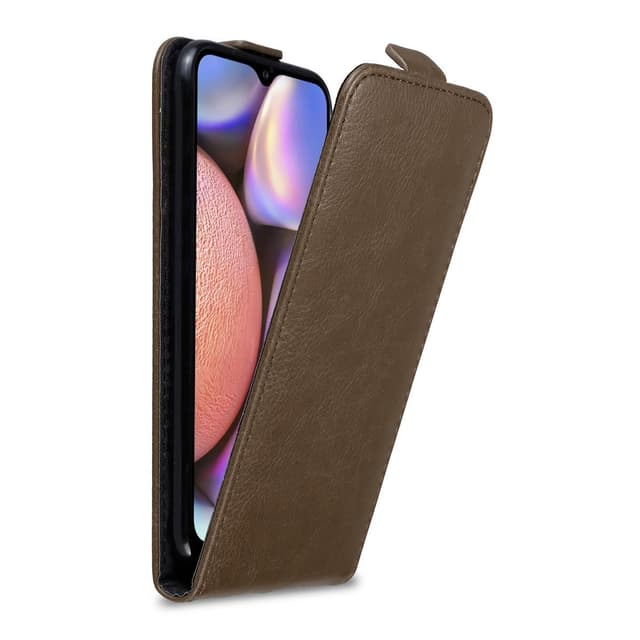 Samsung Galaxy A10s / M01s Pungetui Flip Cover (Brun)