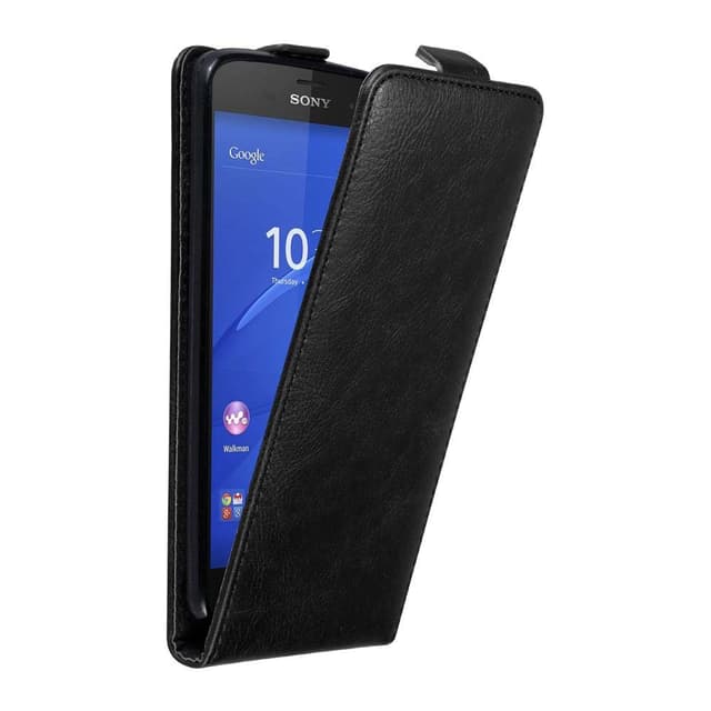 Sony Xperia Z3 COMPACT Flipfodral Skal (Svart)
