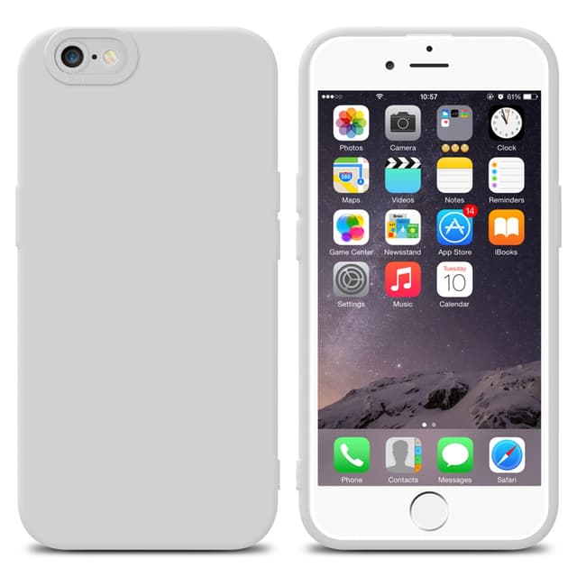 iPhone 6 PLUS / 6S PLUS Suojakuori Kotelo (Valkoinen)