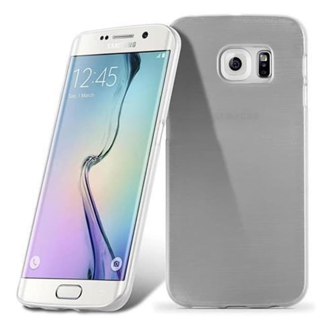 Samsung Galaxy S6 EDGE Cover Etui Case (Sølv)