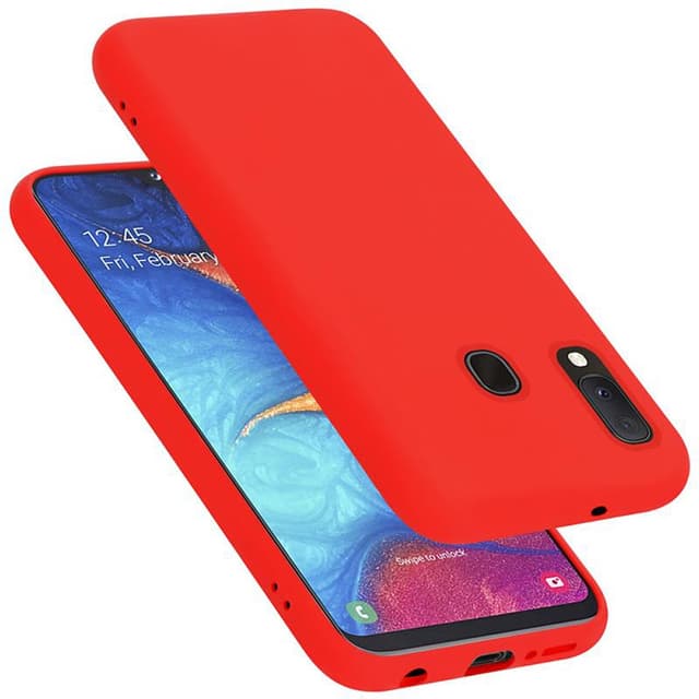 Samsung Galaxy A10e / A20e Suojakuori Kotelo (Punainen)