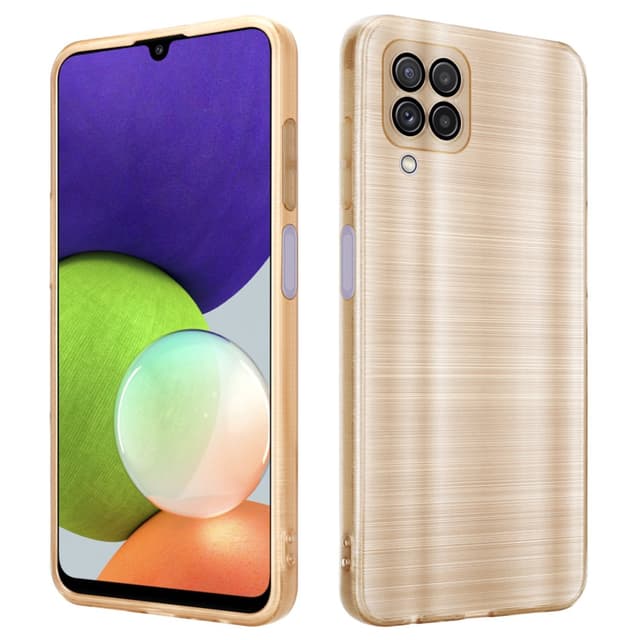 Cover Samsung Galaxy A22 4G Etui Case (Guld)