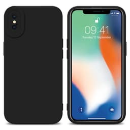 iPhone X / XS Suojakuori Suojakotelo (Musta)