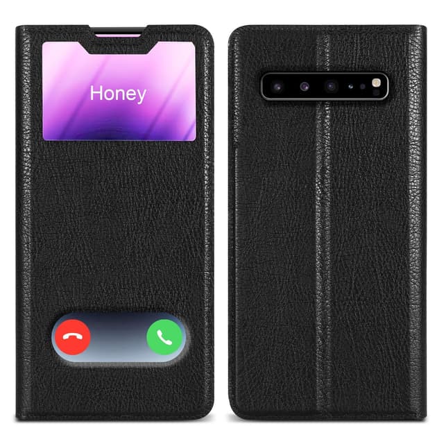 Samsung Galaxy S10 5G Plånboksfodral Skal (Svart)