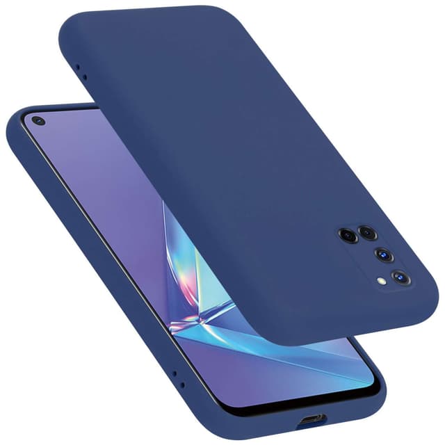 Oppo A72 Cover Etui Case (Blå)