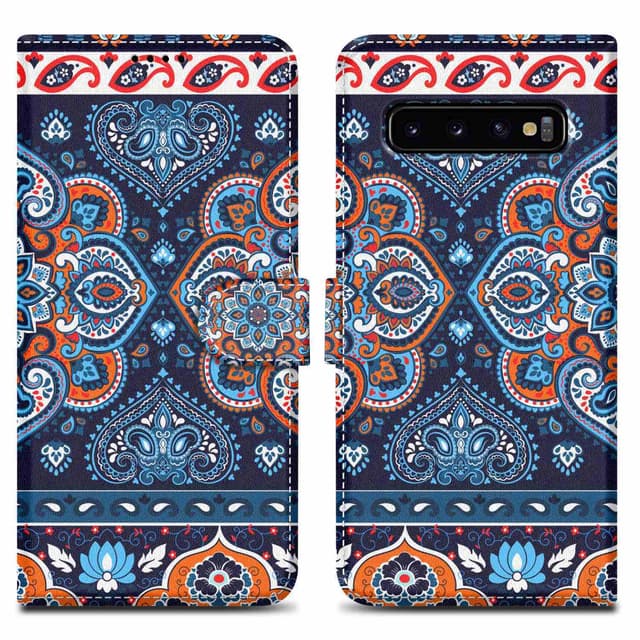 Samsung Galaxy S10 4G Pungetui Cover Case (Blå)