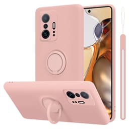 Deksel Xiaomi 11T / 11T PRO Ring Case (rosa)