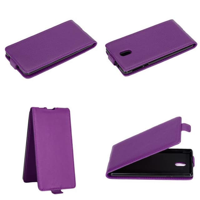 Nokia 3 2017 Pungetui Flip Cover (Lilla)