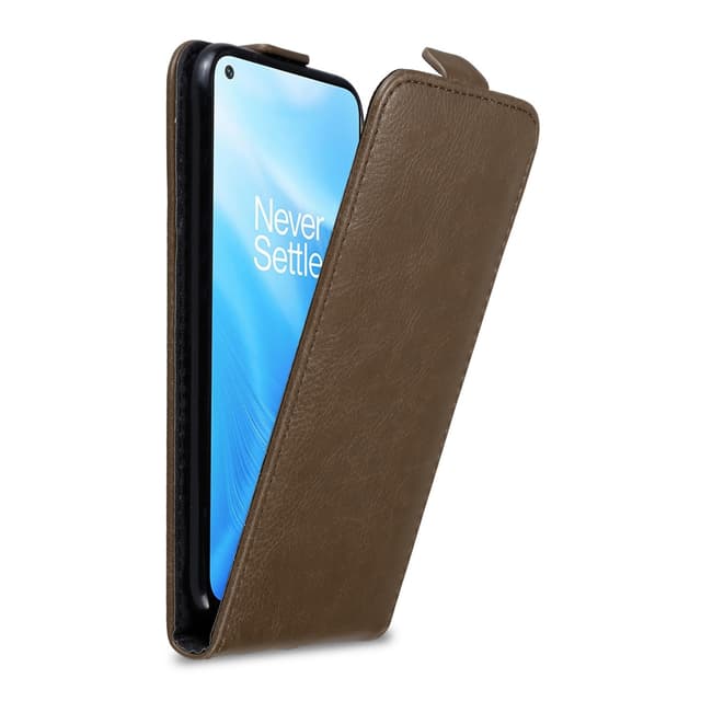 OnePlus Nord N200 5G deksel flip cover (brun)