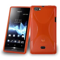 Sony Xperia MIRO Suojakuori Cover (Punainen)