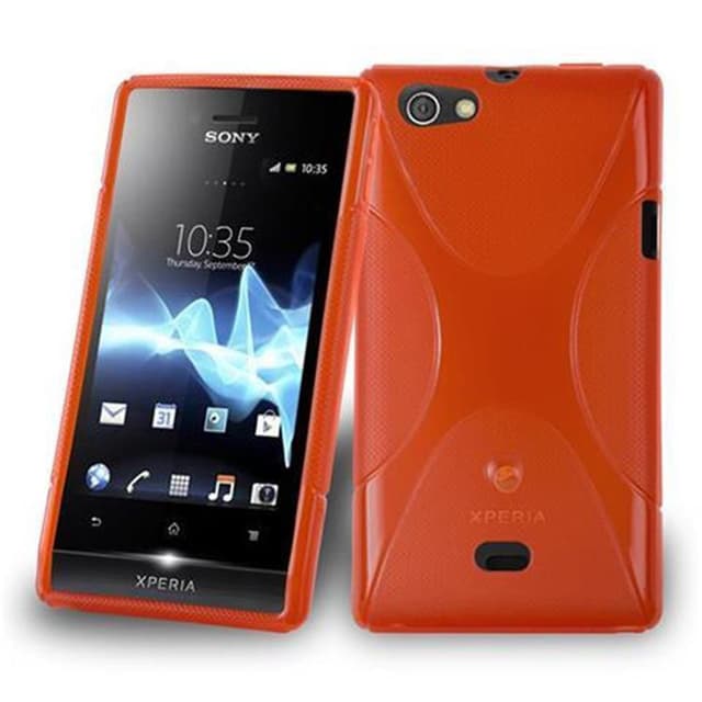 Sony Xperia MIRO Suojakuori Cover (Punainen)