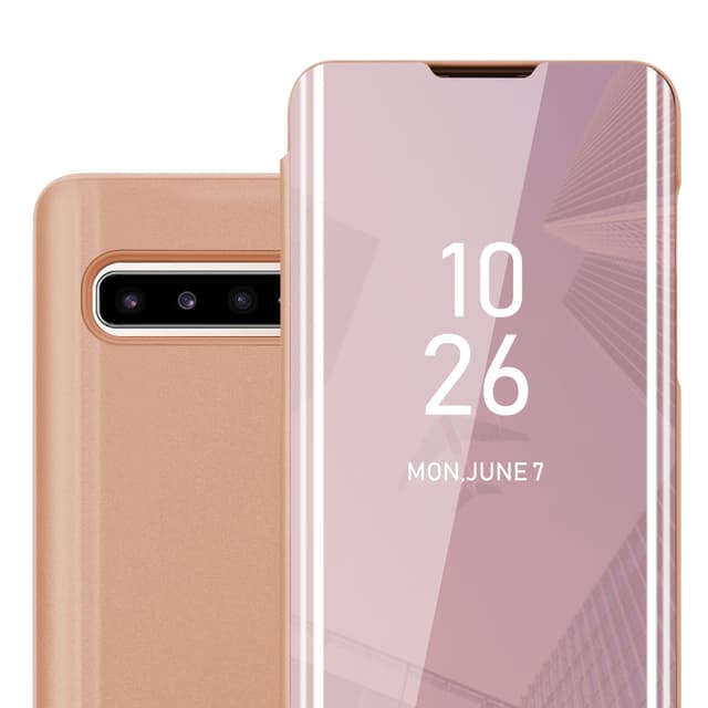 Samsung Galaxy S10 5G lommebokdeksel etui (rosa)