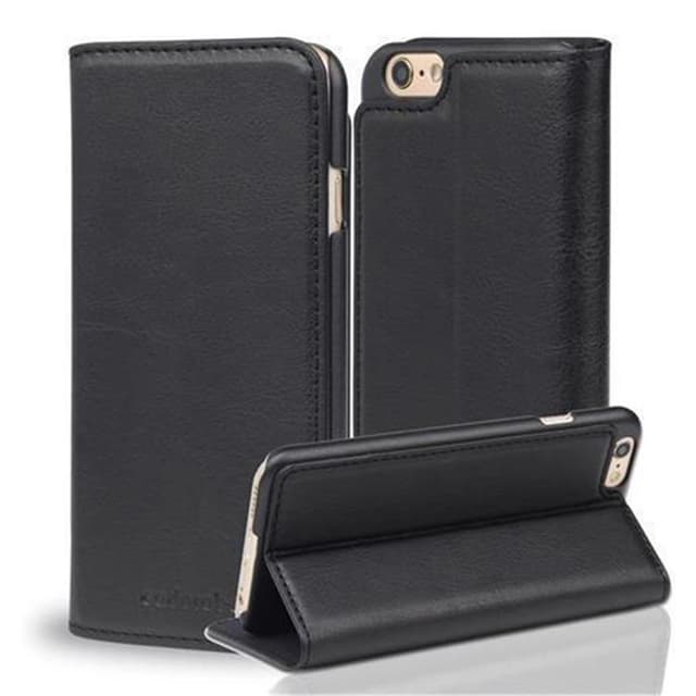 Plånboksfodral iPhone 6 / 6S Skal (Svart)