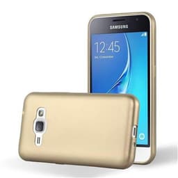 Samsung Galaxy J1 2016 Suojakuori Kotelo (kulta)