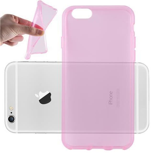 iPhone 6 / 6S Cover TPU Etui (Lyserød)